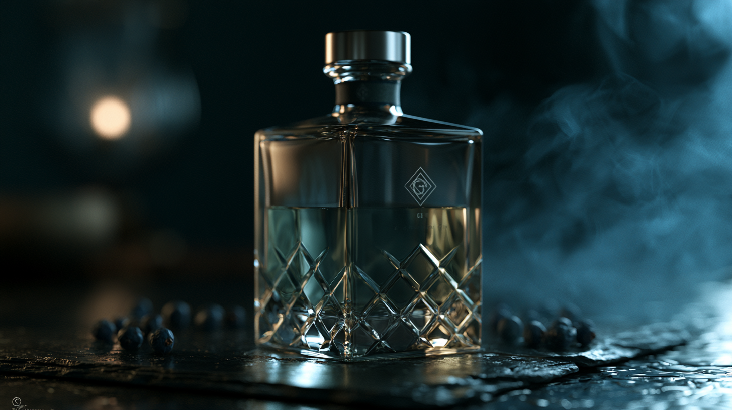 Gin bottle motion
