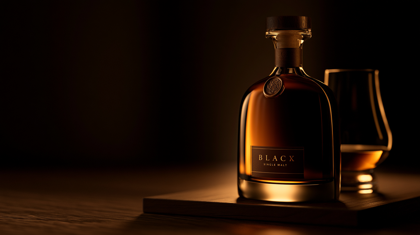 Whisky premium 3D